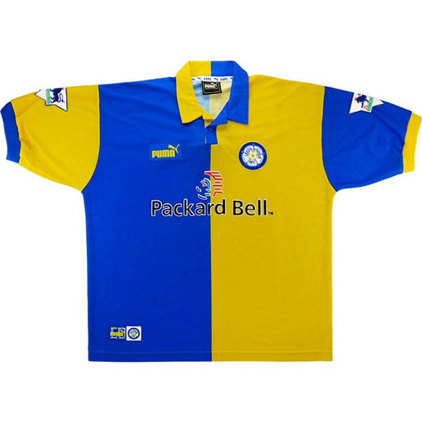 Camiseta Leeds United Primera Retro 1998 1999 Amarillo